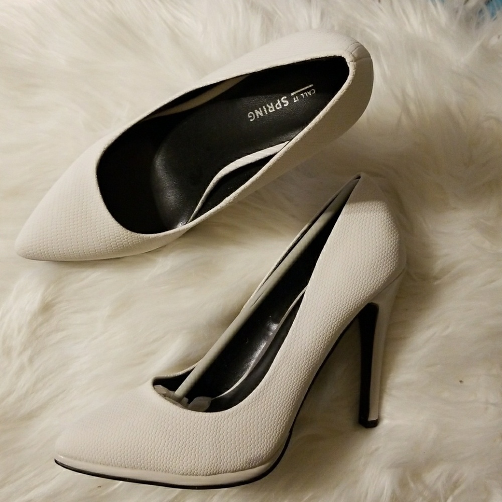 White heels